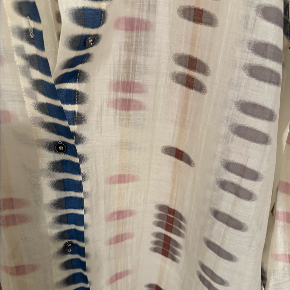 Parfois Sheer Blouse With Pattern - image 6